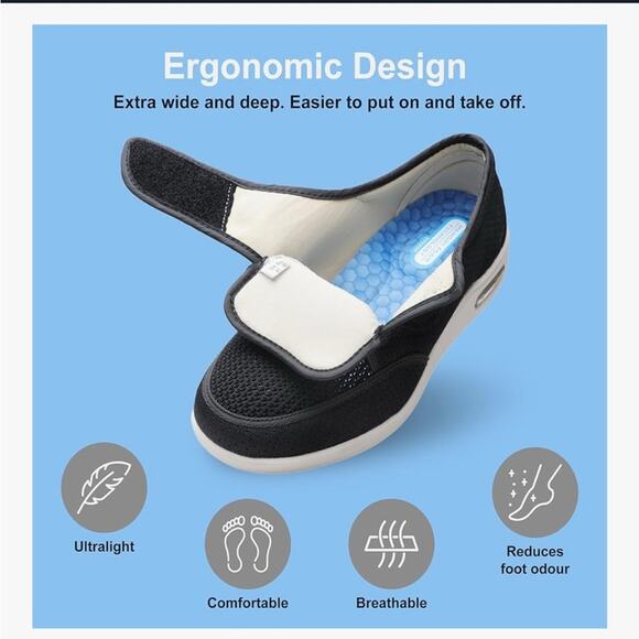 Youyun Shoes Adj Closure Breathable Lightweight Non Slip Air Cushion - Picture 8 of 8